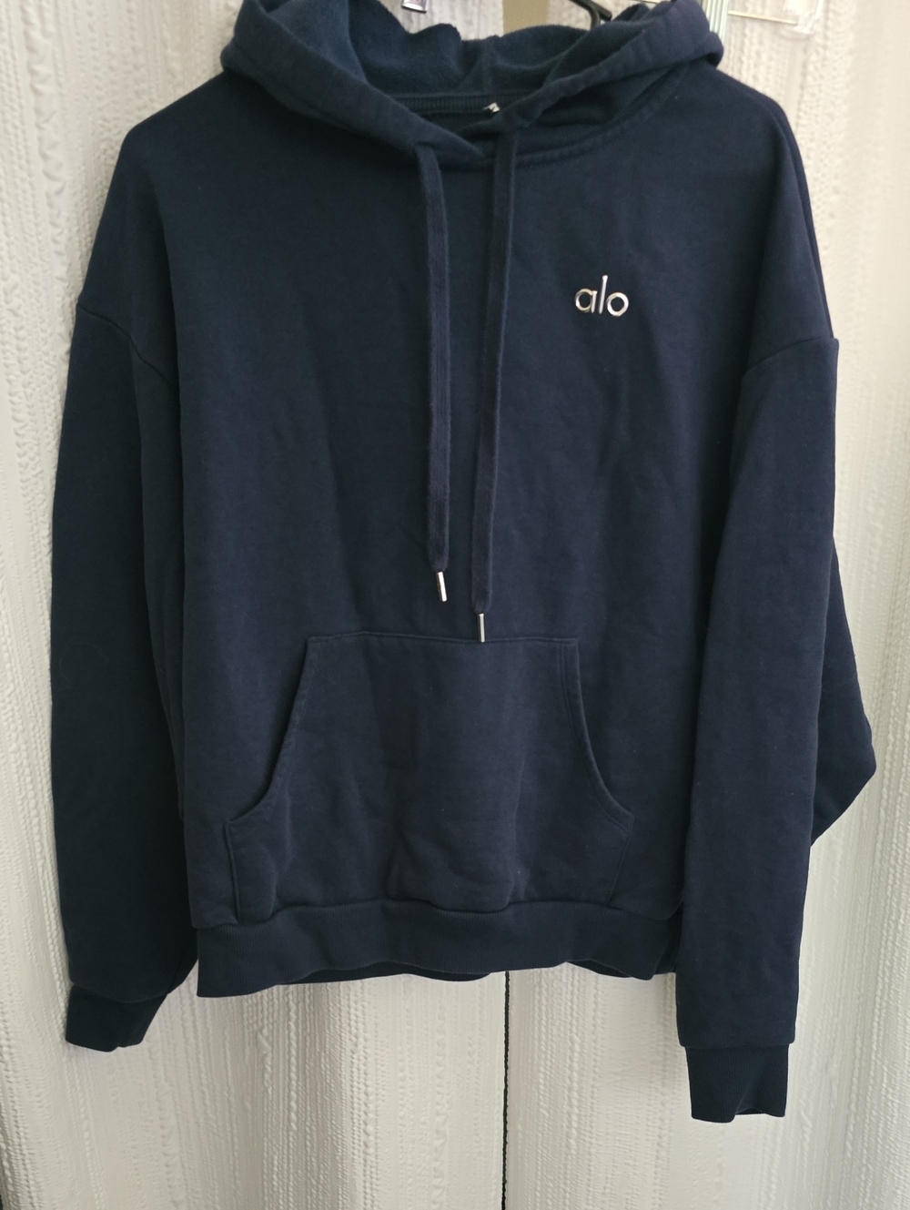 ALO Yoga Navy Blue Pullover Hoodie